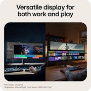 LG 34'' UltraWide™ U620B | 3440 x 1440 | 100Hz | VA skjerm, LG UltraWide 34U620B-B.AEU, 34" VA 21:9 WQHD (3440x1440) Curved (1800R), 100Hz, 5ms (GtG), HDR10, AMD FreeSync, HAS — Ekspansiv arbeidsflate med fullstendig ergonomisk kontroll., 34U620B-B, thumbnail 4