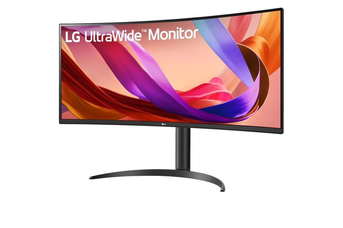 LG 34'' WQHD Curved (1800R) BQ65V | 3440 x 1440 | 100Hz | VA skjerm, LG UltraWide 34BQ65VA-B, 34" WQHD 100Hz kurvet (1800R) skjerm, sRGB 99 % med HDR 10, lesemodus (Reader Mode) og flimmerfri (Flicker Safe) – 21:9-skjerm med storslåtte bilder for effektiv multitasking., 34BQ65VA-B, thumbnail 2
