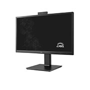 LG 23.8'' Full HD All-in-One Thin Client, -15 graders visning fra siden med push-pull Full HD-webkamera, 24CQ651I-6P, thumbnail 3