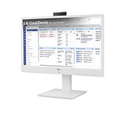 LG 24 tommers All-in-One Thin Client for Healthcare med webkamera og høyttaler, -15 graders visning fra siden med push-pull Full HD-webkamera, 24CR670N-6P, thumbnail 3