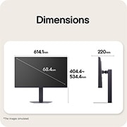LG 27'' UltraGear™ G550B | 1920 x 1080 | 400Hz | IPS spillskjerm, LG UltraGear 27G550B-B.AEU, 27" IPS 16:9 FHD, 300Hz, 1ms (GtG), HDR10, AMD FreeSync Premium — Presser FHD til det ytterste for reaksjonsbaserte spill., 27G550B-B, thumbnail 12