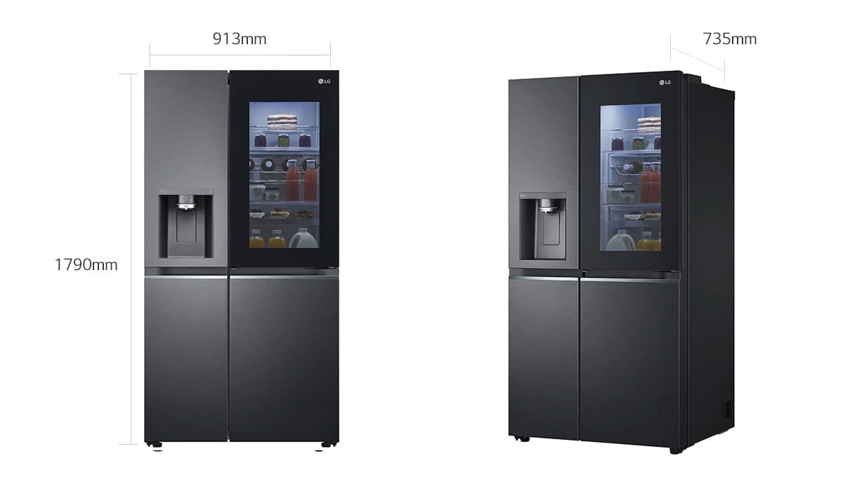 GSXV90MCDE635L InstaView SxS (Matte Black Steel) LG