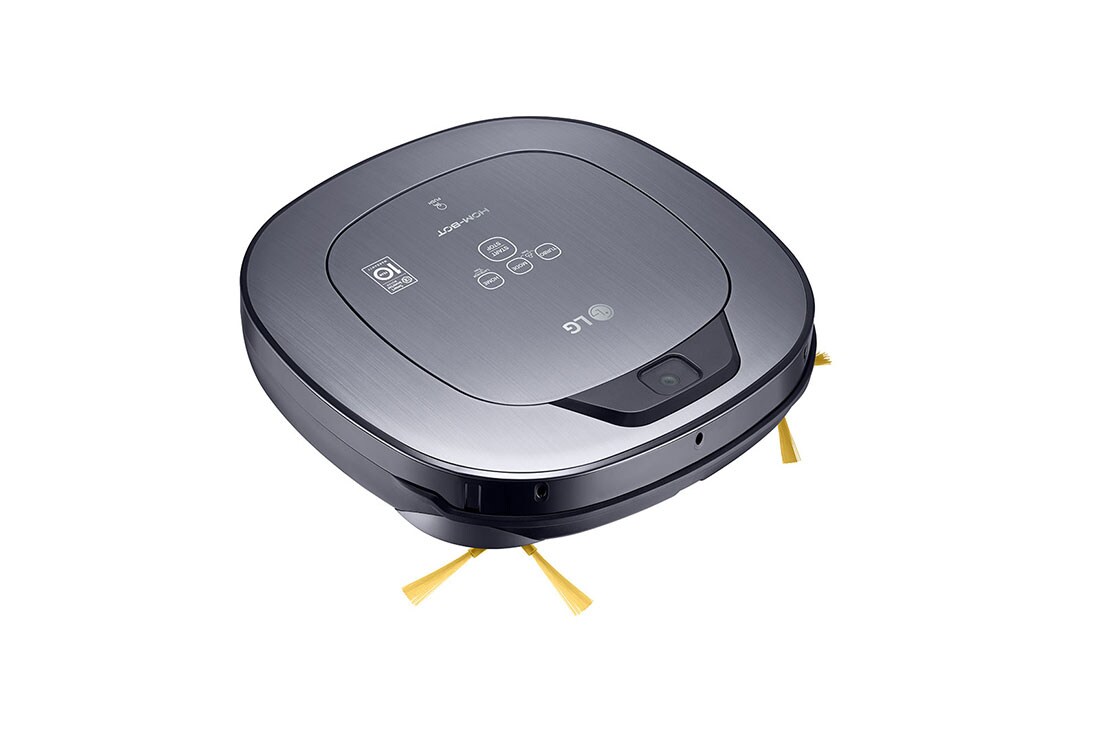 LG Ny robot støvsuger i sølv metallic farge med Smart Inverter Motor ™bedre  rengjøring i hjørner og mopp rengjøring, VR65710LVMP, thumbnail 6