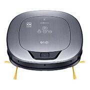 LG Ny robot støvsuger i sølv metallic farge med Smart Inverter Motor ™bedre  rengjøring i hjørner og mopp rengjøring, VR65710LVMP, thumbnail 1