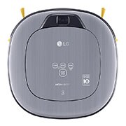LG Ny robot støvsuger i sølv metallic farge med Smart Inverter Motor ™bedre  rengjøring i hjørner og mopp rengjøring, VR65710LVMP, thumbnail 3