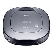 LG Ny robot støvsuger i sølv metallic farge med Smart Inverter Motor ™bedre  rengjøring i hjørner og mopp rengjøring, VR65710LVMP, thumbnail 9