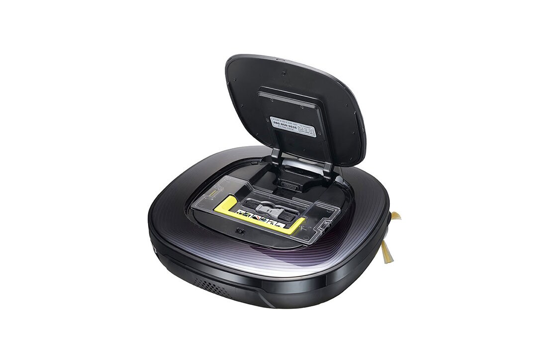 LG Ny robot støvsuger i Ocean Black farge med Smart Inverter Motor™, og bedre  rengjøring i hjørner, VR6270LVOB, thumbnail 2