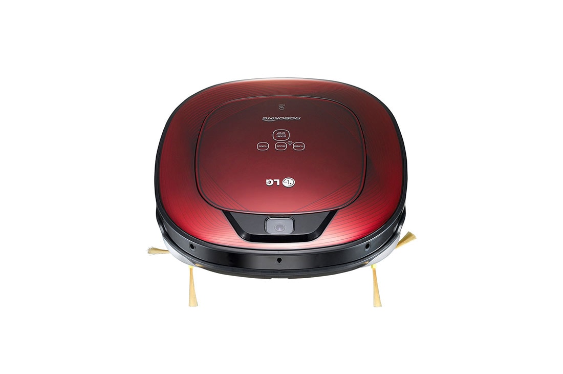 LG Ny robot støvsuger i Ruby Red farge med Smart Inverter Motor™, og bedre  rengjøring i hjørner, VR8601RR
