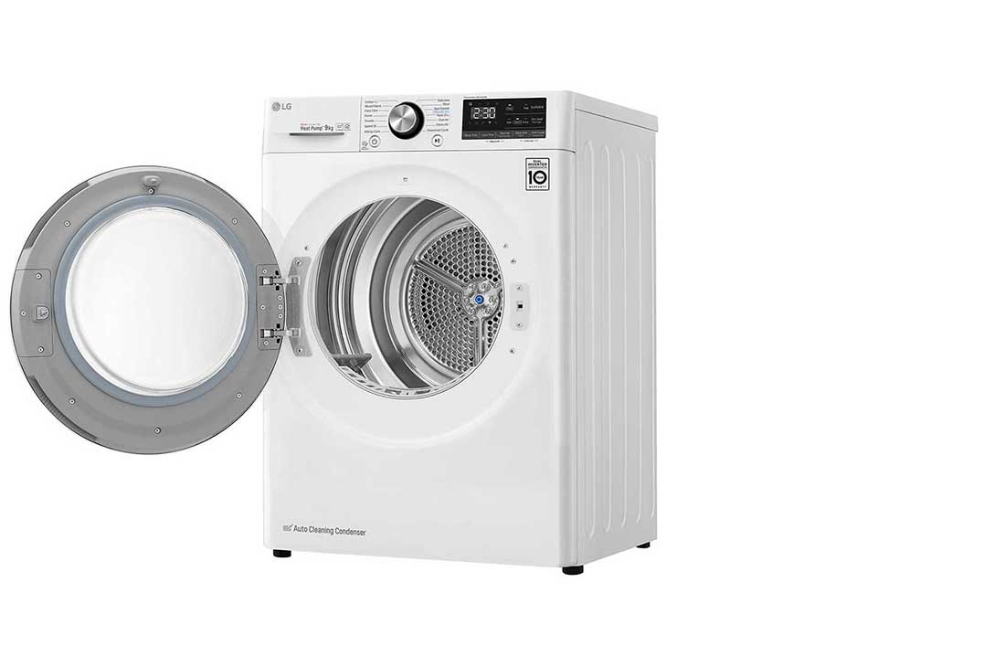 LG 9-kg DUAL Inverter Heat Pump™ Tørketrommel med Eco Hybrid™og Varmepumpeteknologi , RV9DN9029, thumbnail 14
