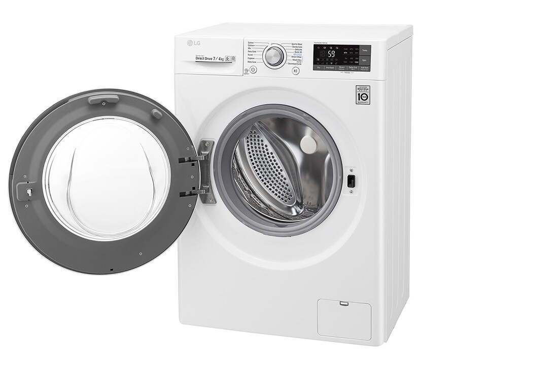 LG 1-7 kg / 1-4 kg Slim Vask/tørkmaskin med Steam, 6 Motion Direct Drive og Wi-Fi, F2DC507N1WS, thumbnail 13