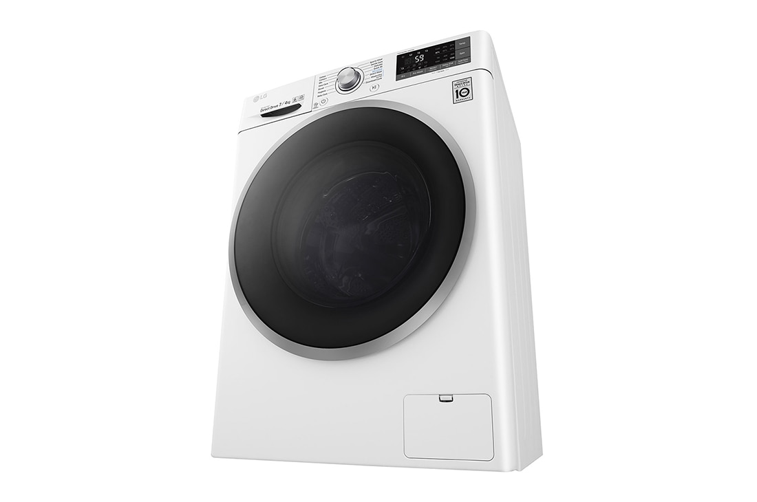 LG 1-7 kg / 1-4 kg Slim Vask/tørkmaskin med Steam, 6 Motion Direct Drive og Wi-Fi, F2DC507N1WS, thumbnail 9