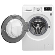 LG 1-7 kg / 1-4 kg Slim Vask/tørkmaskin med Steam, 6 Motion Direct Drive og Wi-Fi, F2DC507N1WS, thumbnail 2