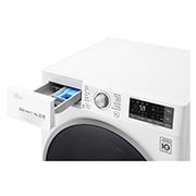 LG 1-7 kg / 1-4 kg Slim Vask/tørkmaskin med Steam, 6 Motion Direct Drive og Wi-Fi, F2DC507N1WS, thumbnail 5