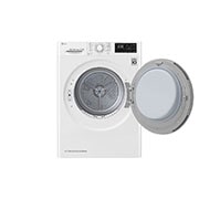 LG 8-kg DUAL Inverter Heat Pump™ Tørketrommel med Eco Hybrid™og Varmepumpeteknologi , FDRC308N2W9, FDRC308N2W9, thumbnail 3