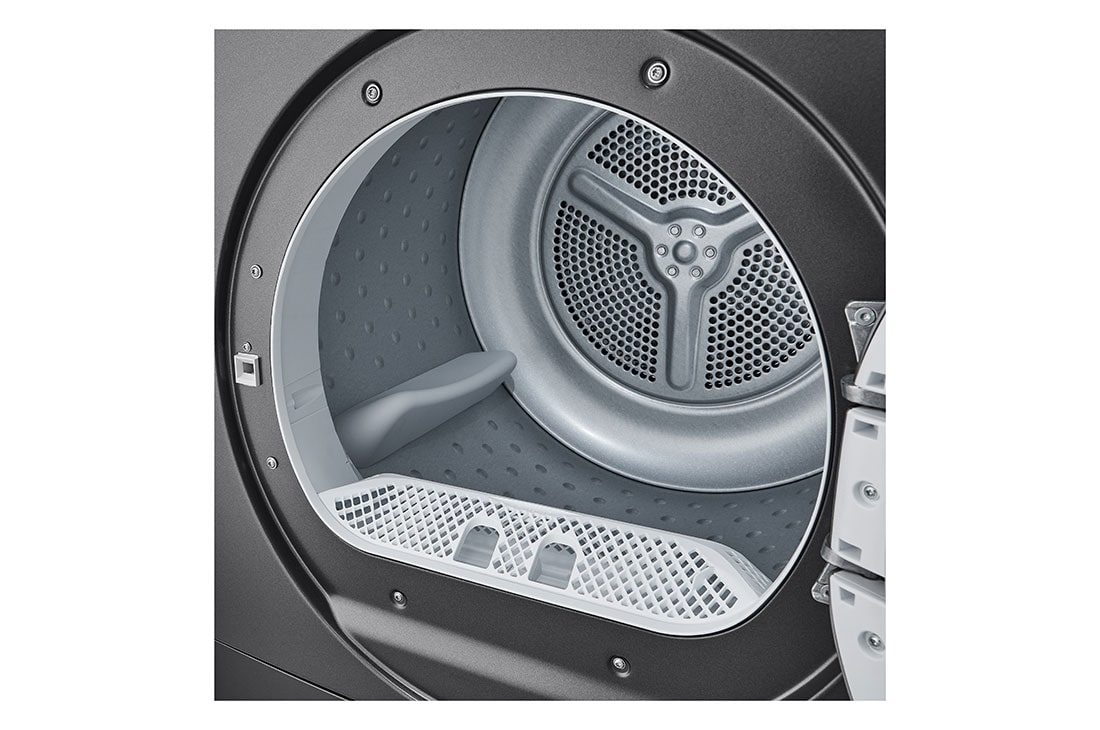 LG  8kg, A++ Tørketrommel med varmepumpeteknologi, drum view, RH80T2SP7RM, thumbnail 6
