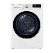 LG 8-kg DUAL Inverter Heat Pump™ Tørketrommel med Eco Hybrid™ og Varmepumpeteknologi, Front, RH80V9AV7N, thumbnail 1