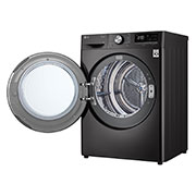 LG Sort 9-kg DUAL Inverter Heat Pump™ Tørketrommel med Eco Hybrid™og Varmepumpeteknologi , Right Open, RV9DN903P, thumbnail 10