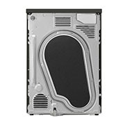 LG Sort 9-kg DUAL Inverter Heat Pump™ Tørketrommel med Eco Hybrid™og Varmepumpeteknologi , Back side view, RV9DN903P, thumbnail 12