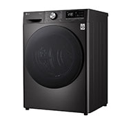 LG Sort 9-kg DUAL Inverter Heat Pump™ Tørketrommel med Eco Hybrid™og Varmepumpeteknologi , right view, RV9DN903P, thumbnail 9