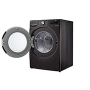 LG RH18U8JVCW-18kg DUAL Inverter Heat Pump™ | LG Norge, side view with open door , RH18U8JVCW, thumbnail 11