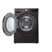 LG RH18U8JVCW-18kg DUAL Inverter Heat Pump™ | LG Norge, Front View with open door, RH18U8JVCW, thumbnail 2