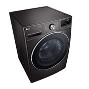 LG RH18U8JVCW-18kg DUAL Inverter Heat Pump™ | LG Norge, side perspective view, RH18U8JVCW, thumbnail 9