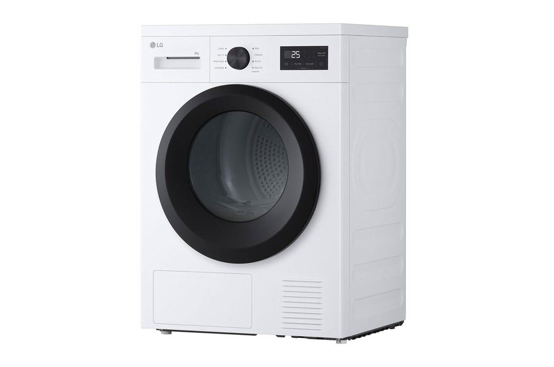 LG 8 kg Tørketrommel (Dark Silver) - Energiklasse D/A++ med Heat Pump, RHA1008NWKB, thumbnail 4
