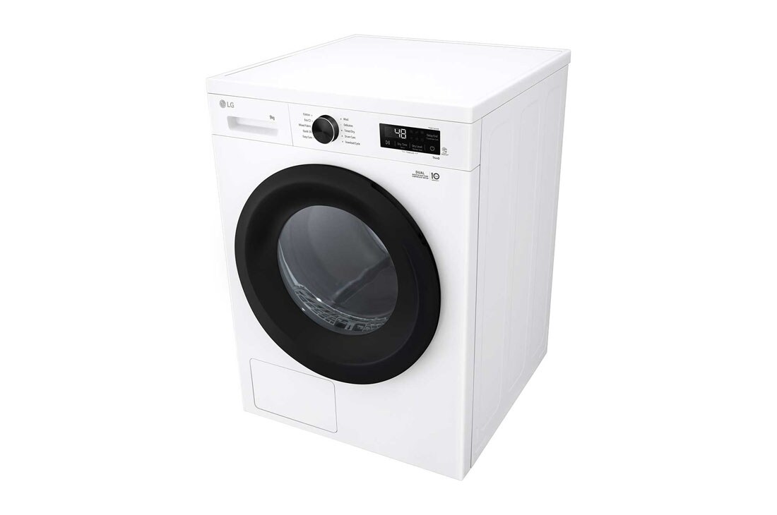 LG 9 kg Tørketrommel (Essence White) - Energiklasse C/A+++, Heat Pump og Smart Diagnosis™ med Wi-Fi, RHX1009NWK, thumbnail 10