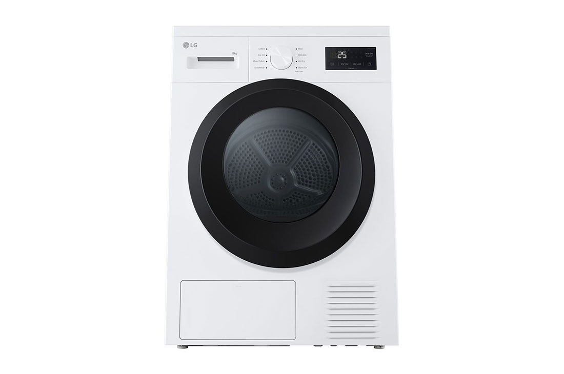 LG  8 kg Tørketrommel (Hvit) - Energiklasse D/A++ med Heat Pump ,  8 kg Tørketrommel (Hvit) - Energiklasse D/A++ med Heat Pump , RHA1008NWK