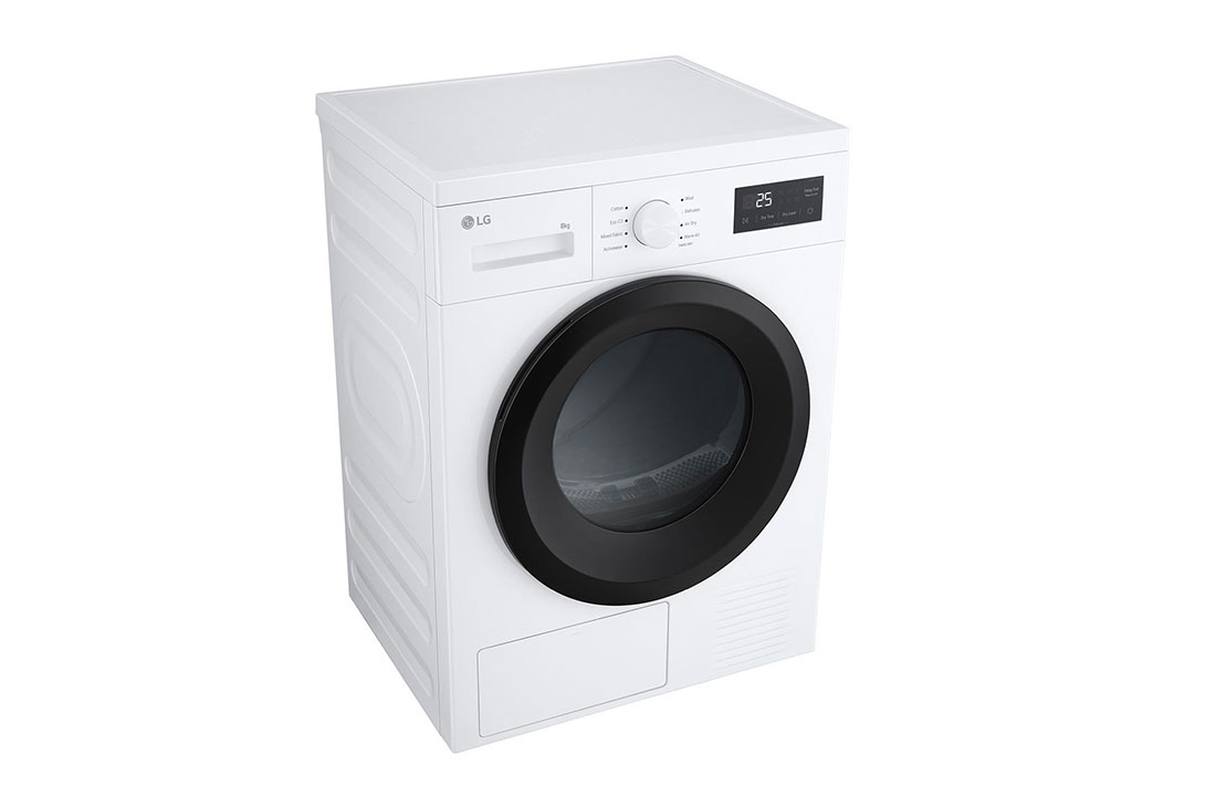 LG  8 kg Tørketrommel (Hvit) - Energiklasse D/A++ med Heat Pump ,  8 kg Tørketrommel (Hvit) - Energiklasse D/A++ med Heat Pump , RHA1008NWK, thumbnail 5