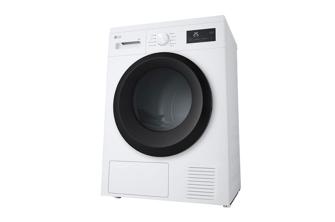 LG  8 kg Tørketrommel (Hvit) - Energiklasse D/A++ med Heat Pump ,  8 kg Tørketrommel (Hvit) - Energiklasse D/A++ med Heat Pump , RHA1008NWK, thumbnail 10