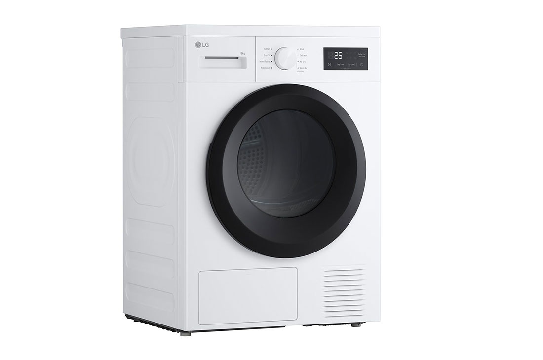 LG  8 kg Tørketrommel (Hvit) - Energiklasse D/A++ med Heat Pump ,  8 kg Tørketrommel (Hvit) - Energiklasse D/A++ med Heat Pump , RHA1008NWK, thumbnail 12
