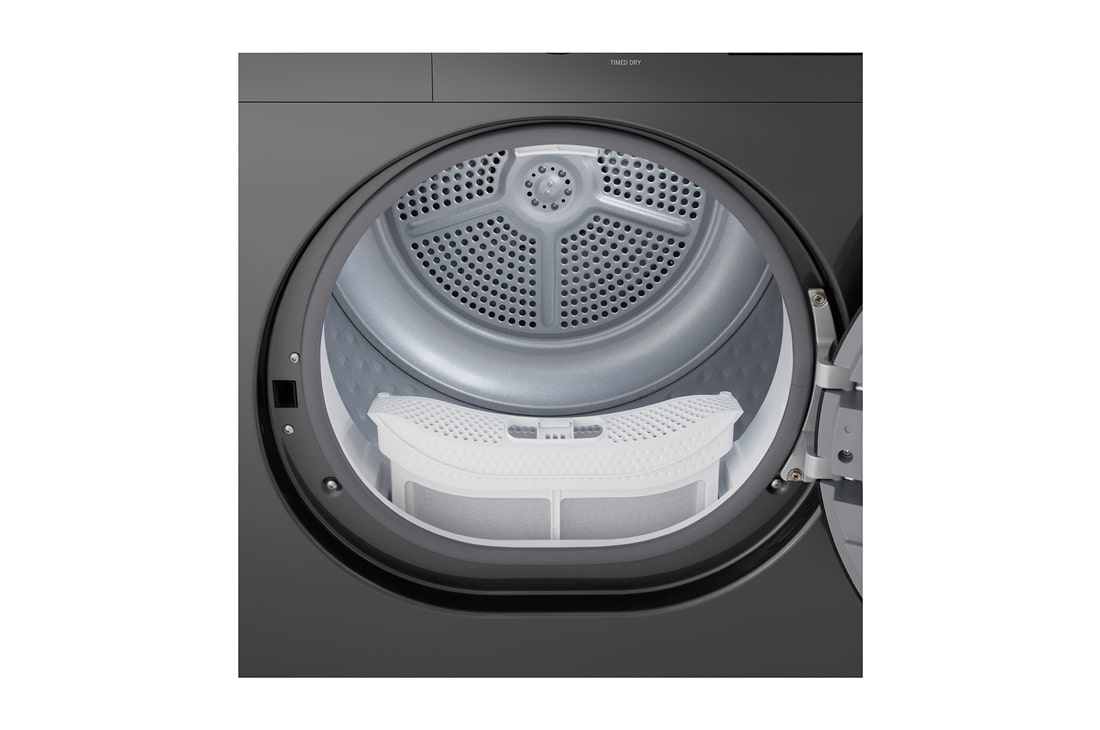 LG 8 kg Tørketrommel (Dark Silver) - Energiklasse D/A++ med Heat Pump, detail view, RHA1008NDK, thumbnail 4