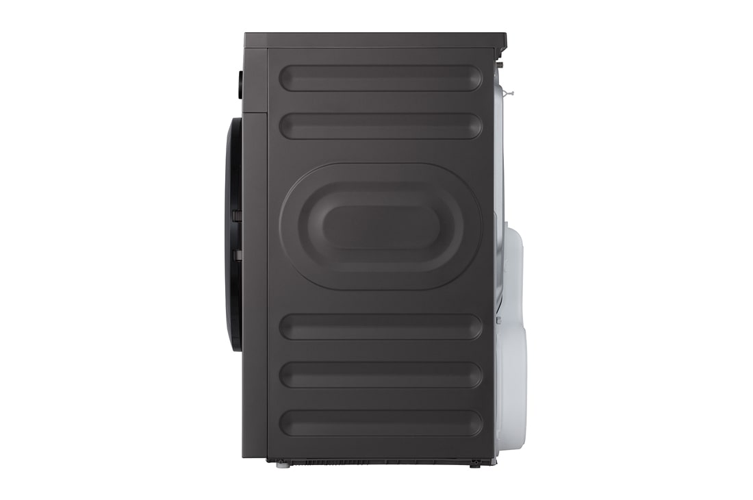 LG 8 kg Tørketrommel (Dark Silver) - Energiklasse D/A++ med Heat Pump, left view, RHA1008NDK, thumbnail 14