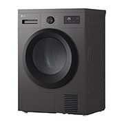 LG 8 kg Tørketrommel (Dark Silver) - Energiklasse D/A++ med Heat Pump, -30° view, RHA1008NDK, thumbnail 13