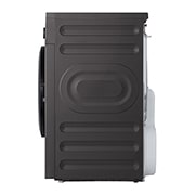LG 8 kg Tørketrommel (Dark Silver) - Energiklasse D/A++ med Heat Pump, left view, RHA1008NDK, thumbnail 14