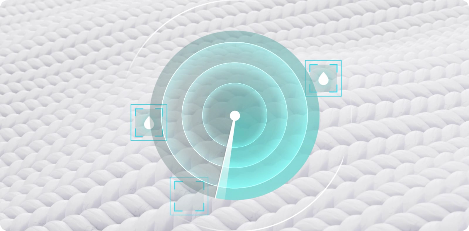 Video som illustrerer fuktighetsføling av stoff