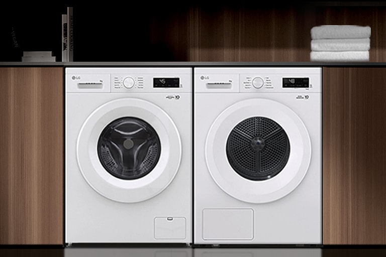Bilde av en LG tørketrommel.