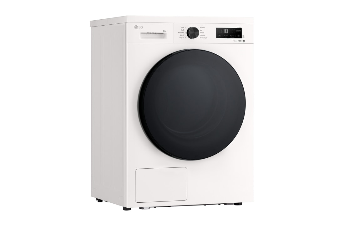 LG 9 kg Tørketrommel (Essence White) - Energiklasse C/A+++, Heat Pump og Smart Diagnosis™ med Wi-Fi, RHX1009NWB, thumbnail 7