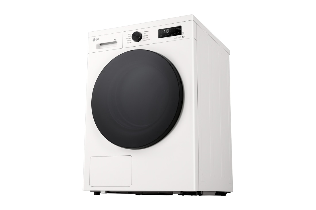 LG 9 kg Tørketrommel (Essence White) - Energiklasse C/A+++, Heat Pump og Smart Diagnosis™ med Wi-Fi, RHX1009NWB, thumbnail 11