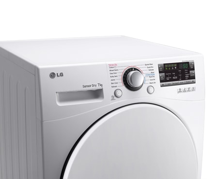 LG 7KG GENTLE & COSY (SKÅNSOM & KOSELIG) TØRKETROMMEL, RC7066A1Z, thumbnail 6