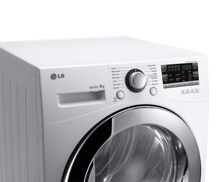 LG 8-KG TØRKETROMMEL MED VARMEPUMPETEKNOLOGI, RC8055AHZ, thumbnail 6