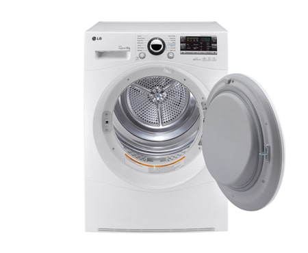 LG 9(8,7)KG ECO HYBRID TØRKETROMMEL MED VARMEPUMPETEKNOLOGI, RC8055AP1Z, thumbnail 2