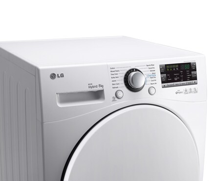 LG 9(8,7)KG ECO HYBRID TØRKETROMMEL MED VARMEPUMPETEKNOLOGI, RC8055AP1Z, thumbnail 6