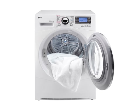 LG 9KG ECO HYBRID TØRKETROMMEL MED TRUESTEAM™ TEKNOLOGI, RC9042AQ3Z, thumbnail 3