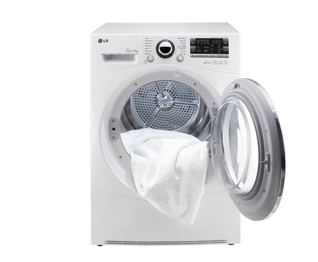 LG 9-KG ECO HYBRID TØRKETROMMEL MED VARMEPUMPETEKNOLOGI, RC9055AP3Z, thumbnail 3