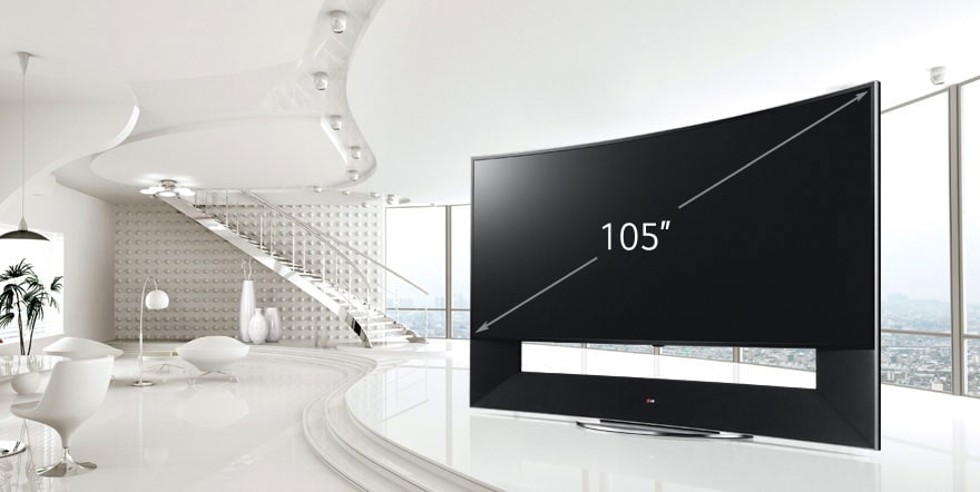 105 tommer gigantisk skjerm