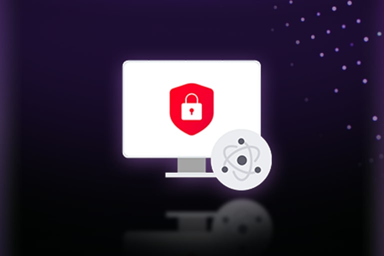 LG AI TV med LG Shield er anerkjent for sikre kryptografiske algoritmer, illustrert av en beskyttet skjerm og skjoldikon, hvor krypteringsbasert sikkerhet sikrer trygg og pålitelig dataoverføring.