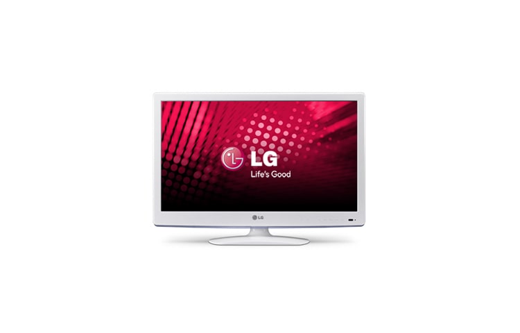 LG Stilren hvit LED TV med USB og mediespiller, 32LS359T, thumbnail 1