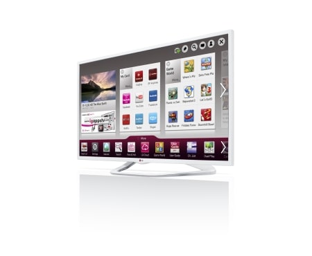 LG SMART LED-tv. 0,9 GHz prosessor og 1,25 GB RAM. Klar for Wi-Fi, DLNA og Magic Remote. Ribbon Swivel-bordstativ i hvit design., 39LN577V, thumbnail 2
